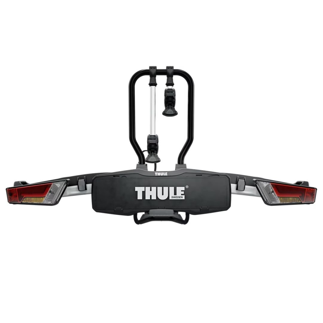 Thule EasyFold XT 2 Fahrradträger für die Anhängerkupplung – zusammenklappbarer und kompakter Träger für 2 Velos, 933100